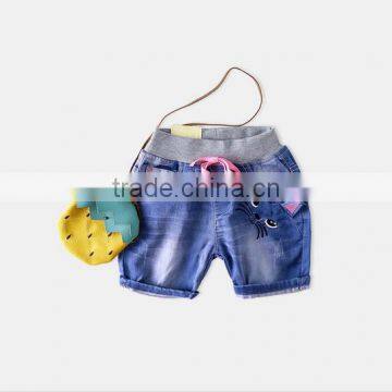 S60376B 2 Summer 2017 new design cotton baby shorts striped kids hot pants