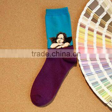 Classical Cartoon Summer Style Happy Socks Character Pattern Superheroes Socks for Man Woman photo-4