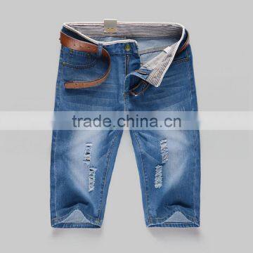 High Quality Low Price Men Short Jeans Boy Short Trousers photo-3