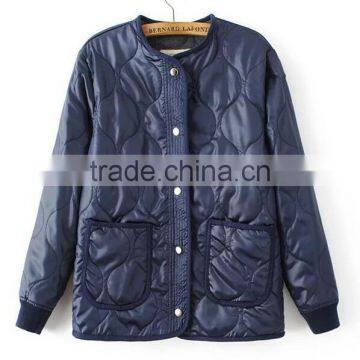 Runwaylover EY1038C OEM Serrvice Products China Supplier Women Zipper Front Padded Bomber Jacket Wholesale photo-4