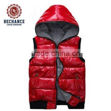 LZ085 mens reversible wear down vest wear