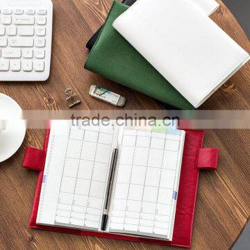 Microfiber Leather Planner Custom Personal Diary Organizer Agenda With Pen Holder photo-5