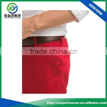 Popular OEM Custom Mens Red Color High Quality 100% Polyester Sublimation Sports Pants With Christmas Tree Pattern photo-3