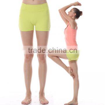High Quality Women Gym Shorts Custom Fitness Yoga Pants in Guangzhou Manufacturer photo-2