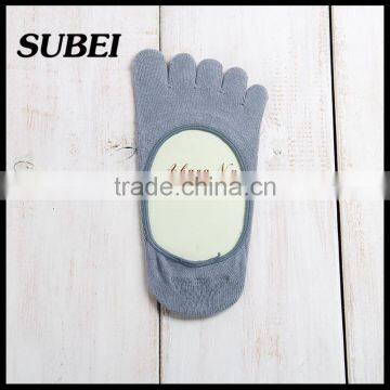 Cotton Plain Invisible Toe Socks Prevent Athlete's Foot Moss Anti-odor Toe Socks photo-4