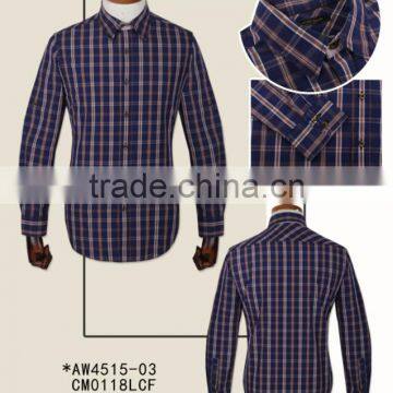 Classical Checked 100% Cotton Flannel Causal Men Shirts photo-3