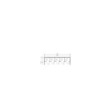 Standard Ablution Container Layout - Foldable, Movable, Knockdown Panel Wall System