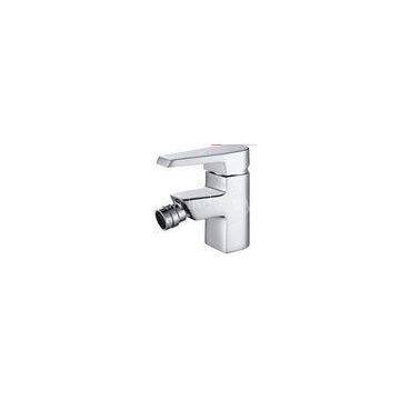 Automatic Mix Single Hole Bidet Mixer Taps Ceramic , Deck Mounted Fucet