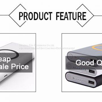 8000Mah Customized Led Flashlight QI Wireless Power Bank photo-2