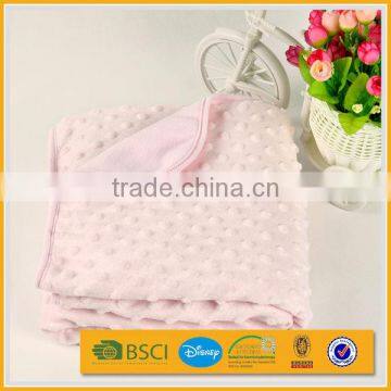 Hot Sale Polyester New Born Thermal Embossed Micro Fleece Muslin Baby Blanket photo-5