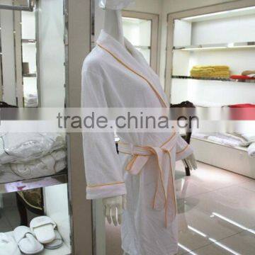 Chinese Products Waffle Bath Robe With Embroidery Logo