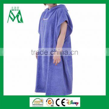 Toweling dress - womens surf swim changing robe hooded poncho for female