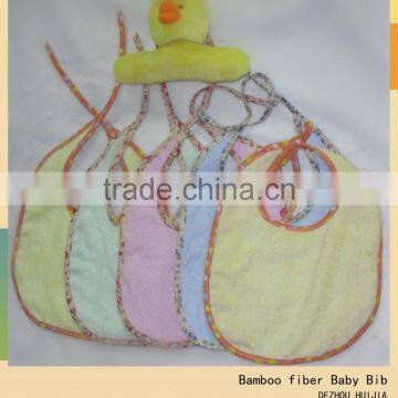 Colorfull Eco friendly bamboo fiber and cotton type bamboo baby bib