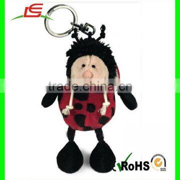 High quality top selling keychain cute stuffed bee plush toy keychain