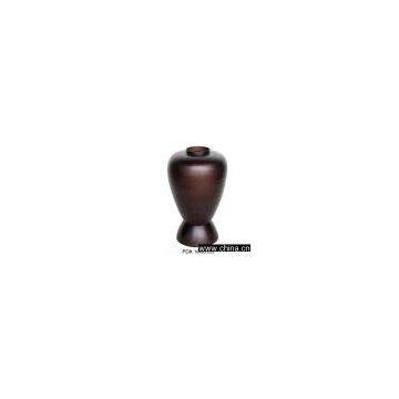 spun bamboo vase