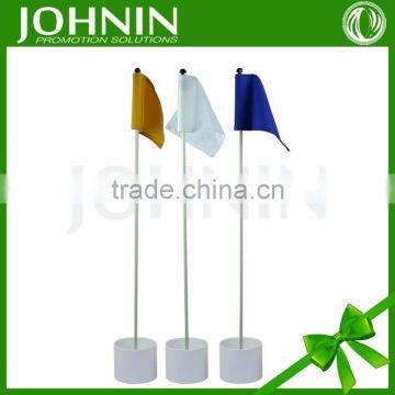 100% polyester top sell good quality cheap plastic golf flags new