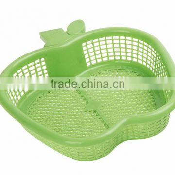 2016 new plastic filter basket fruit vegetable washing basket water dropping