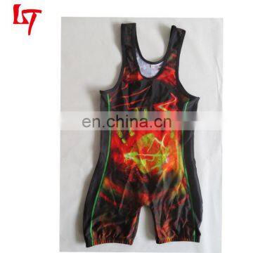 made in China singlet full-dye sub usa wrestling singlets