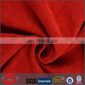 High Color Fastness super polyester corduroy fabric/2014 New Arrival polyester corduroy fabric for Jacket