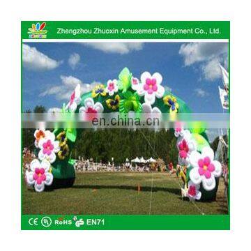 2004 high quality outdoor decorative inflatable garden arch stand