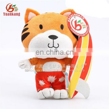 customized OEM stuffed plush tiger designs