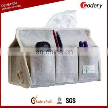 hot selling linen tissue storage bag