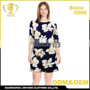 2017 new style sexy women maxi summer flower printed dress