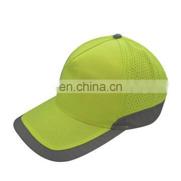 Fluorescence Color 5 Panel Mesh Cap With Reflective Band photo-6