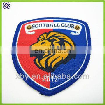 cheap woven badge for football uniform