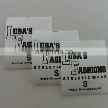 Custom Private Satin Ribbon Cotton Garment Wash Label Care Label Silk Printing Label Tag photo-3