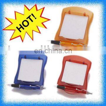 notebook with memo holder and stationery set