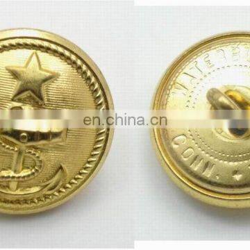 High quality metal military coat buttons