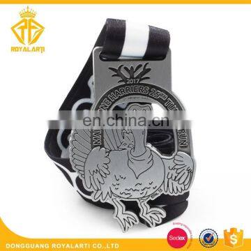 Customized Thanksgiving Turkey Run Walk Medal With Bottle Opener photo-3