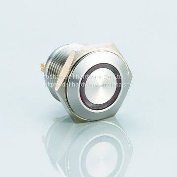 12 Volt Led Pcb Waterproof Metal Push Button Switch photo-3