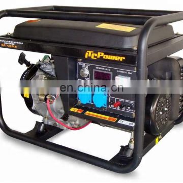 5kw open frame single pahse gasoline generator set price