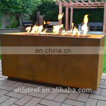 Modern Firepit Natural Outdoor Heater Corten Fire For Home Garden