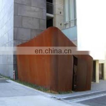 ASTM A242 rust wall cladding corten steel plate