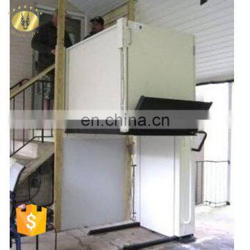 7LSJW Shandong SevenLift hydraulic elevator house lift in home lifter