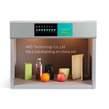 ABD mental color light box/color assessment cabinet with D65,TL84,CWF,UV,TL83,F