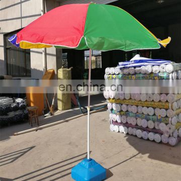 High quality colorful rainbow beach umbrella