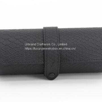 Classical Debossed Logo Leather Watch Box/customize Leather Watch Case photo-2