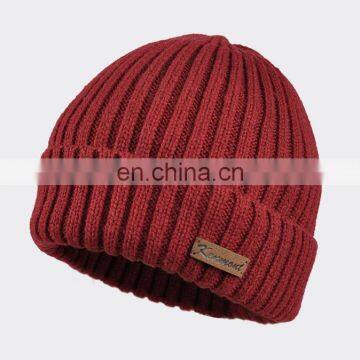 Cheap Price Unisex Embroidery Print Logo Winter Beanie Hats