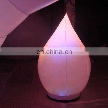 Ground LED Lighting Decoration Inflatable Water Drop Lights With Air Blower for Events Party photo-5