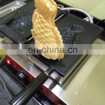 Korean Ice Cream Open Fish Waffle Machine for Sale
