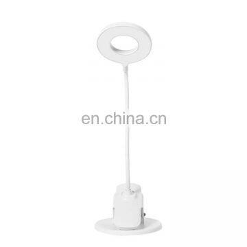 Modern Portable USB Rechargeable Bedside Study Mini Led Table Lamp Clip Desk Lamp photo-2