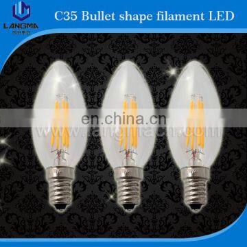 Filament Clear/frosted/milky/silver/amber E14 E26/E27/B22 Led Filament Bulb E27 C35 photo-3