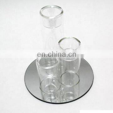 Candle Plate / Round Decorative Mirror Plates