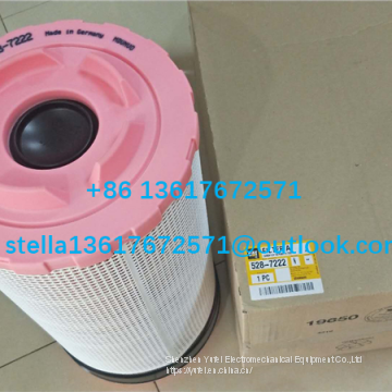 CAT 320D2/320E/323D2/323F/538 Excavator Engine Spare Parts 5287222/528-7222 Caterpillar Genuine Original Air Filter-Primary