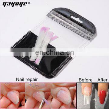 2021 New Arrival Custom Label Nail Supply 57mm 100pcs/bag Fiberglass Nails Extension UV Acrylic Builder Nail photo-3