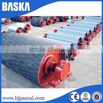 china manufacturer rubber lagging conveyor pulleys